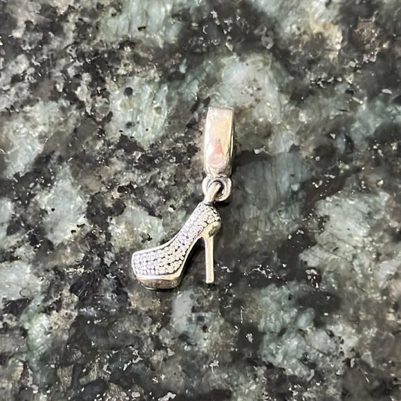 Pandora stiletto swarovski crystals charm - Picture 2 of 5
